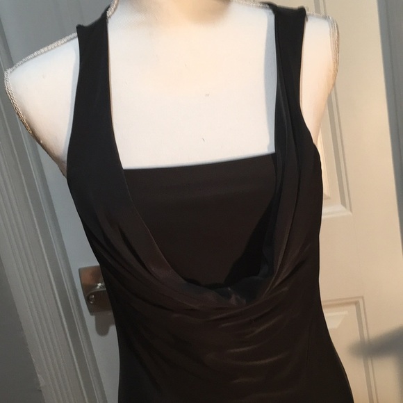 Express Open draped neckline mini dress - Picture 2 of 6